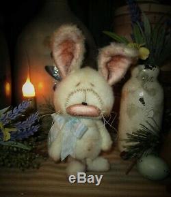 Patti's Ratties 5 Bunny Rabbit Easter Spring OOAK Gift Bear Doll Artist Sikes