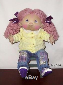 Paty Ollaif Soft Sculpture One of a Kind Artist Doll Iris