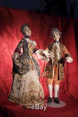 Peter Wolf German Artist Choice of Court Figural Art Sculptures Art Dolls OOAK