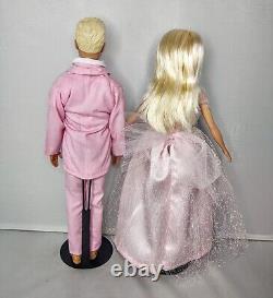 Pink Suit Dress Prom Date Spring Dance Barbie Ken Doll Set OOAK Custom Handmade
