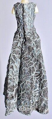 Popovy Sisters BJD MSD Gray Floral Elegant Dress Outfit OOAK Artist Made