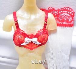 Popovy Sisters BJD MSD Red Lace Lingerie Outfit OOAK Artist Made Ursi Sarna
