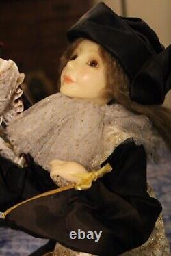 Precious Large Vintage Wax Doll Duo-OOAK-Excellent Condition-Please Read