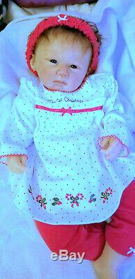 RARE ARTIST PROOF SOLID SILICONE DOLL by MICHELLE FAGAN SIGNED OOAK CHRISTMAS
