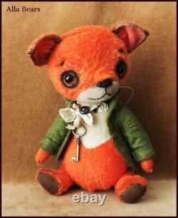 READY to SHIP Alla Bears artist Fox OOAK Antique art doll toy love bjd friend