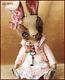 Ready To Ship Alla Bears Artist Bunny Rabbit Doll Teddy Ooak Japan Pet Sweater