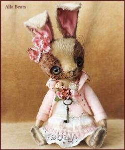 READY to SHIP Alla Bears artist bunny rabbit doll teddy OOAK Japan pet sweater