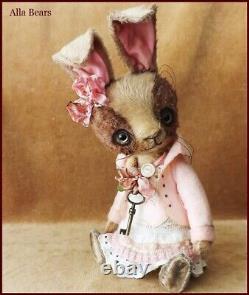 READY to SHIP Alla Bears artist bunny rabbit doll teddy OOAK Japan pet sweater