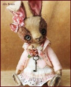 READY to SHIP Alla Bears artist bunny rabbit doll teddy OOAK Japan pet sweater