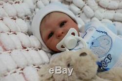REBORN BABY BOY DOLL PREEMIE 16 PREMATURE BY ARTIST OF 9yrs MARIE SUNBEAMBIES