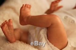 REBORN BABY DOLL BEAN 16 PREMATURE BY ARTIST OF 9yrs MARIE SUNBEAMBABIES GHSP