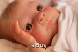 REBORN BABY DOLL BEAN 16 PREMATURE BY ARTIST OF 9yrs MARIE SUNBEAMBABIES GHSP