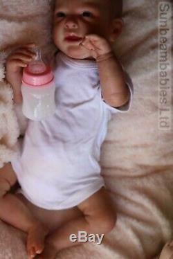 REBORN BABY DOLL GINGER 20 HANDPAINTED BY ARTIST OF 9yrs MARIE AT SUNBEAMBABIES