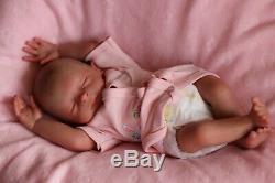 REBORN BABY DOLL PREEMIE 15 PREMATURE FAITH, ARTIST 9yrs MARIE OUTFIT MAY VARY