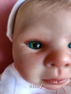 REBORN Baby CHILDRENS RANGE doll Artist BLUE EYES + GIFTS. BOX OPENING GHSP
