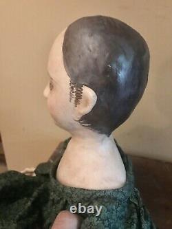 REDUCED-Izannah Walker artist doll by Shari Lutz -20, antique doll reproduction