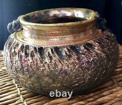 Raku Art Bowl By Mary Anderson OOAK