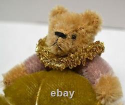 Rare Mohair 36/48 Teddy Trio Bear Pincushion Helen Godfrey 2001 Dollmasters