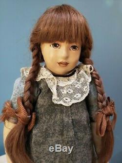 Rare OOAK German Artist Beate Schult All Kidskin Tri Leather Painted Doll 14