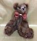 Real Mink Fur Teddy Bear- Handmade, Fully Jointed And Glass Eyes