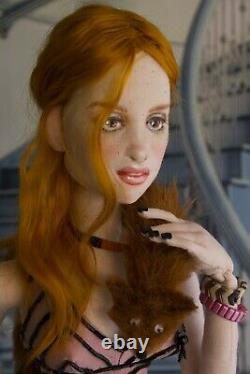 Rebecca, a 25 OOAK Fashion Lady OOAK Vintage Inspired Lady Art Doll Gayle Wray