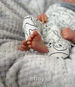 Reborn Baby Boy Doll Alfie 20 5lb (aka Aofie) by UK Artist Sara Jeffery