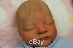 Reborn Baby Boy Doll Preemie Premature 13 Caleb Boneham By Artist Of 9yrs Ghsp