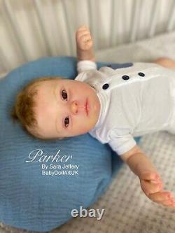 Reborn Baby Boy (RealBorn Patience with COA) down syndrome baby doll UK ARTIST