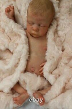 Reborn Baby Doll Cassie Brace Pip & Belly L/e Coa Preemie Artist Sunbeam Babies
