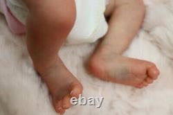 Reborn Baby Doll Cassie Brace Pip & Belly L/e Coa Preemie Artist Sunbeam Babies