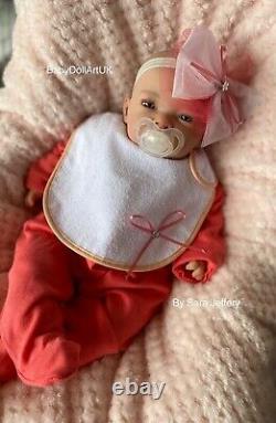 Reborn Baby Girl Doll Chloe, newborn baby girl By UK Artist BabyDollArtUK