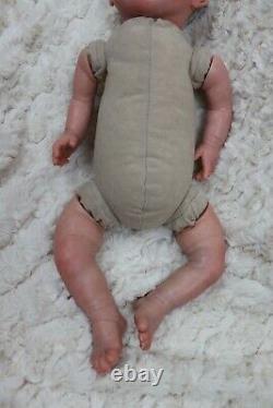 Reborn Baby Heavy Doll Darcy Child Safe, Full Limbs, Artist 9yrs Sunbeambabies
