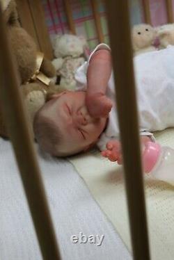 Reborn Doll 6lbs + Realborn Baby Yawning Leilani Coa Artist Marie Sunbeambabies