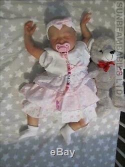 Reborn Doll Bountiful Baby Girl Rose/ Artist Dan At Sunbeambabies With Gift Bag