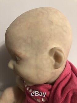 Reborn Fantasy Albino Vampire Baby OOAK 18 Punkin From BB Artist Gingerlynn