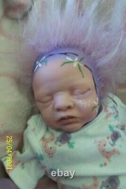 Reborn Flower Nymph Alternative Artist Doll Alien Avatar Mythical Fantasy Baby