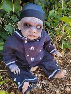 Reborn Horror Big Baby 22 Demon Doll Haunt Ghost Walking Dead STEAMPUNK ZOMBIE