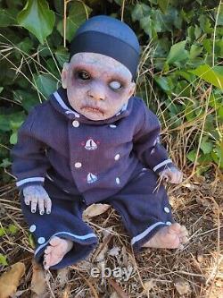 Reborn Horror Big Baby 22 Demon Doll Haunt Ghost Walking Dead STEAMPUNK ZOMBIE