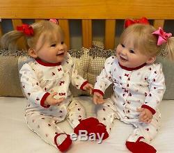 Reborn Julianna toddlers/baby (PAIR) by Ping Lau /artist Kory Fann SPECIAL SALE
