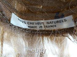 Repro FRENCH BRU JNE 8 DOLL HEAD 18 Artist Butler'78 Cheveux Naturels Wig