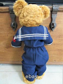 Rusty the Sailor vintage mohair artist teddy bear from Snickers Bears OOAK 22