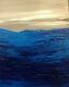 Seascape Pop Art Painting Original Oil Canvas Gallery Signed Kazav