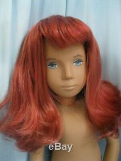 Sasha Doll OOAK Artist Repaint w Frido style Eyes custom dyed multi-tone Redhead