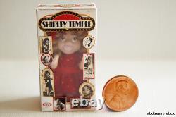 Shirley Temple Doll with Display Box, 112 Artist Handmade Miniature OOAK