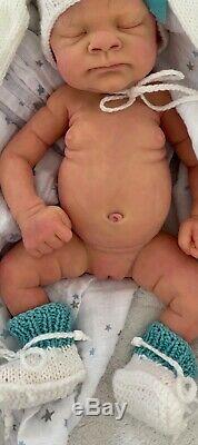 Silicone Baby Doll Platinum blend painted by award winning artist