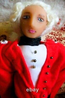 Simcoe TURN OOAK Art Doll (American Revolution) 12 inches, Handmade