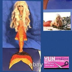 Splash Madison Doll OOAK Custom barbie Mermaid Handmade Collector Art Handmade