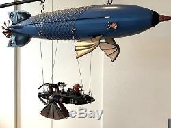Steampunk Airship, 50 inch long, one of a kind, handmade