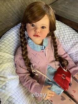 Sweet Reborn Baby GIRL Doll REBECCA was Angelica by Reva Schick COMPLETED Child