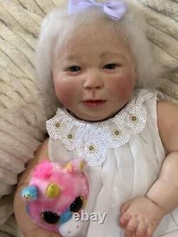 Sweet Reborn Baby GIRL Doll RHIANNON Was Playful Sage 4M Realborn COMPLETED Coa